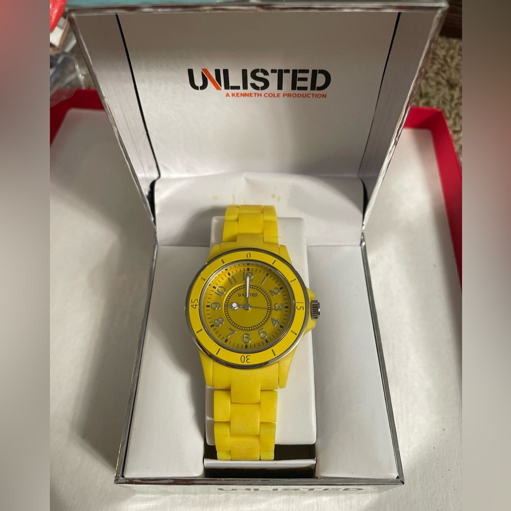 Unlisted Yellow Wristwatch in Box